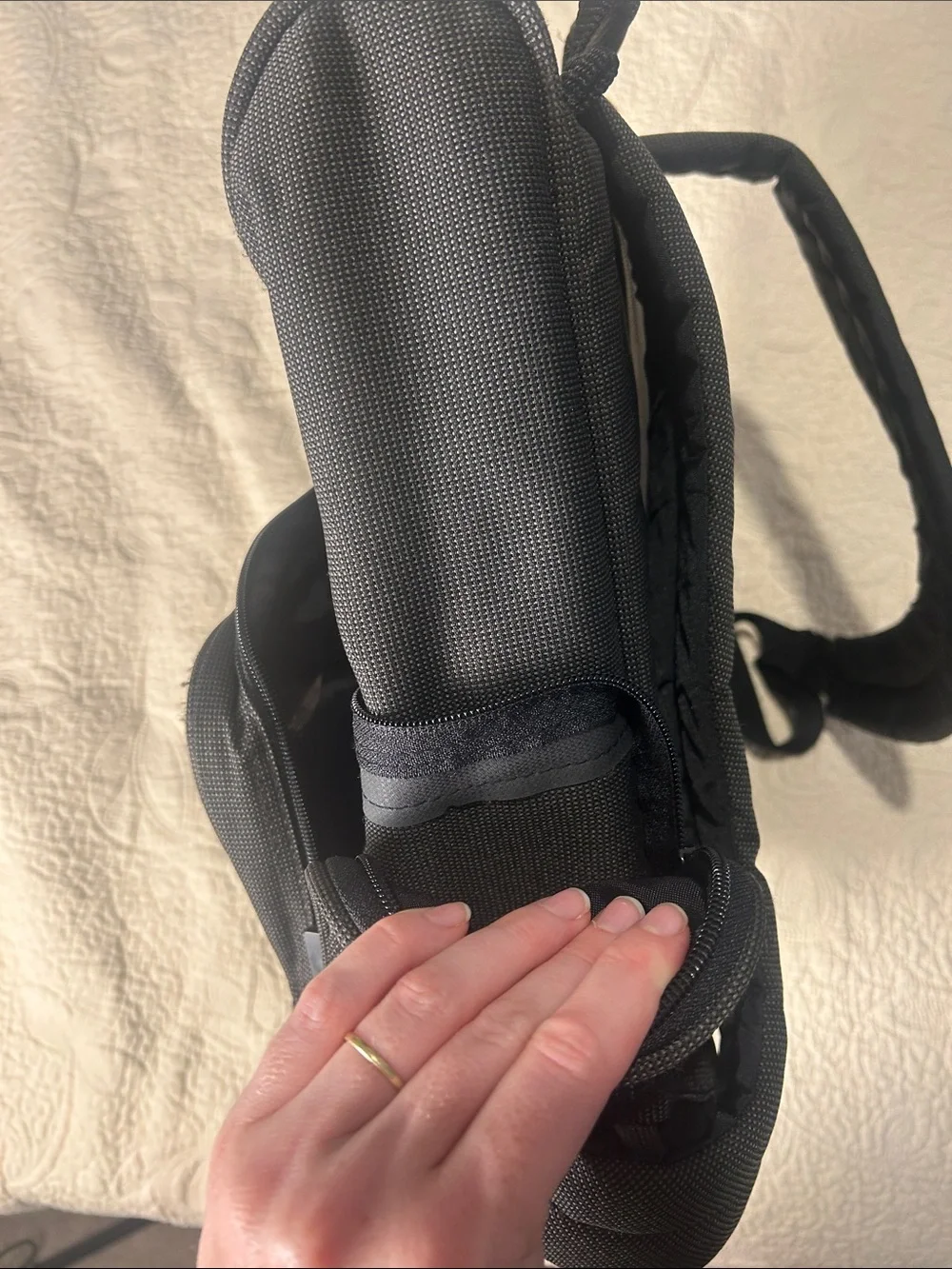 totes Black Everyday Backpack with Multiple Pockets